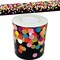 Colorful Confetti on Black Straight Rolled Border Trim - 50ft - Decorate Bulletin Boards, Walls, Desks, Windows, Doors, Lockers, Schools, Classrooms, Homeschool & Offices
